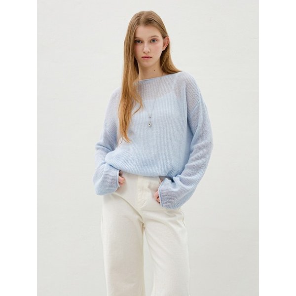 보트넥 루즈핏 니트웨어 OH6SP1840