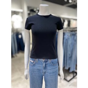 [파주점] [캘빈클라인진]여성 리파인트 립 베이비 반팔 티셔츠 470210G-UB1