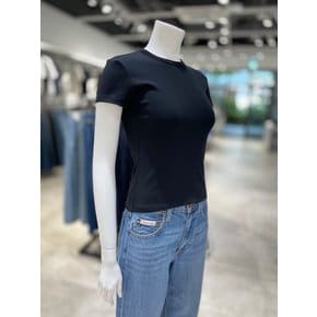 [파주점] [캘빈클라인진]여성 리파인트 립 베이비 반팔 티셔츠 470210G-UB1