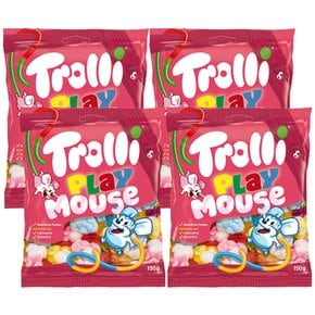 Trolli 트롤리 플레이 마우스 젤리 150g 4팩