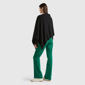 unbalanced knit cape_1235DU01A700