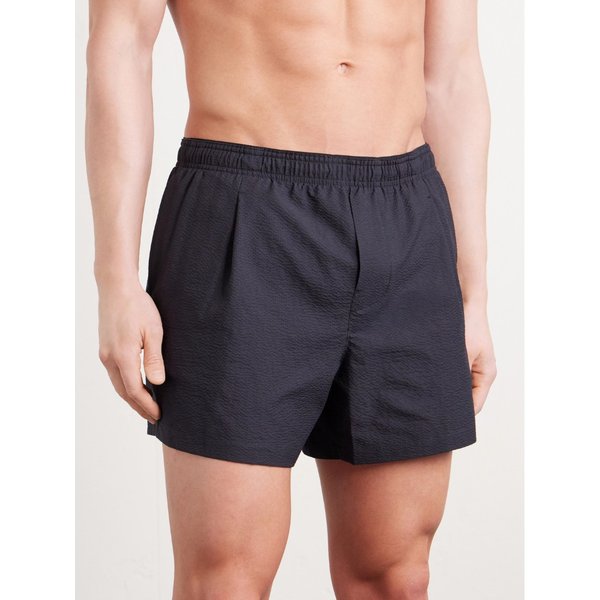 아워레가시 박서 트렁크 스트레이트 레그 미드 렝스 시어서커 스윔 쇼츠 46376663162960734