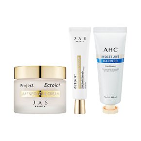 쟈스 엑토인 맨얼굴 크림 55ml + 30ml + AHC 배리어 핸드크림 75ml