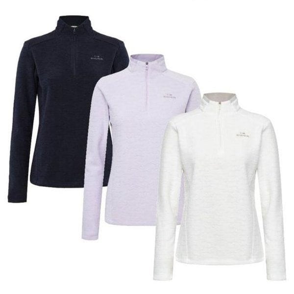 [부산점] 자카드 여성 긴팔 짚업 티셔츠 DWW25204