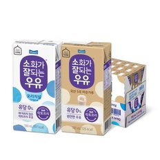 매일유업 우유 소화가 잘되는 우유(락토프리) 멸균오리지널 190ml 24