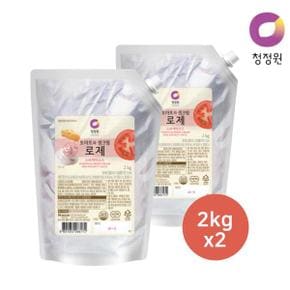 대상 청정원 토마토와 생크림 로제 스파게티 소스 2kg [2개]