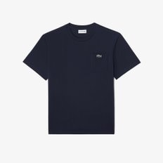 (남성)베이직 크루넥 포켓 반팔 티셔츠(TH280E-55G 166)네이비