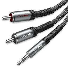 3.5mm AUX to 2RCA 케이블 3m