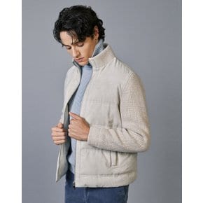 [23FW] [Imported Fabric] 베이지 스웨이드 하이브리드 점 DMJU3D042I1