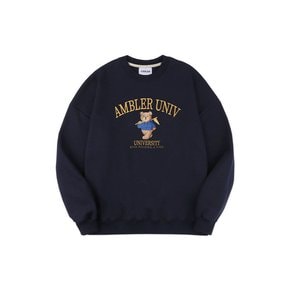 UNIVERSITY Over fit Sweatshirt AMM909(navy)