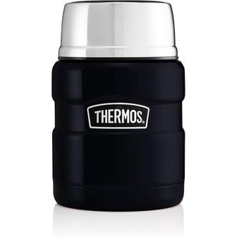  영국 써모스 도시락 Thermos 183270 Stainless King Food Flask Midnight Blue 470 ml 1713484