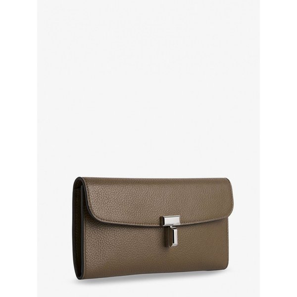 여성 지갑 T 락 레더 253WAM0041 LE0030356 DARK TAUPE /12