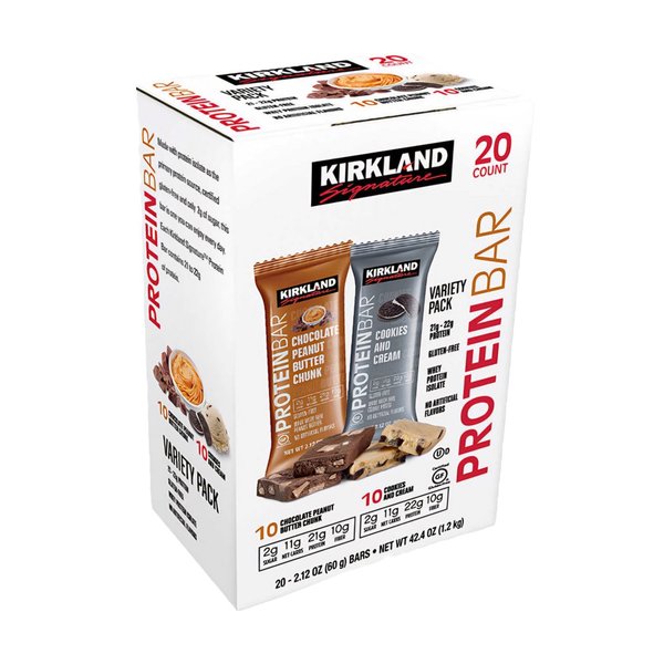 시그니처 프로틴바 단백질바 초콜릿 피넛버터청크 + 쿠키앤크림 60g 20개입 2통