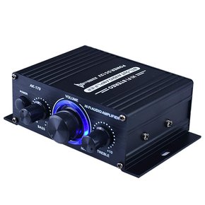 Weytoll 20W + 20W 20Hz-20KHz Hi-Fi 오디오 파워 앰프 자동차 및 가정용 파워 앰프 출력 소형