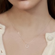 [sv925] crown pendant necklace