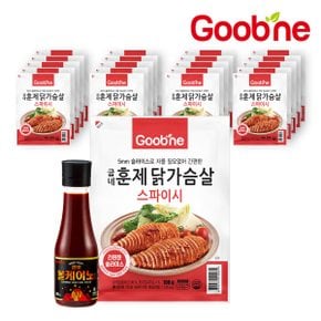 굽네 스파이시 훈제 슬라이스 100g*20팩+볼케이노 소스 290g*1병 FD29