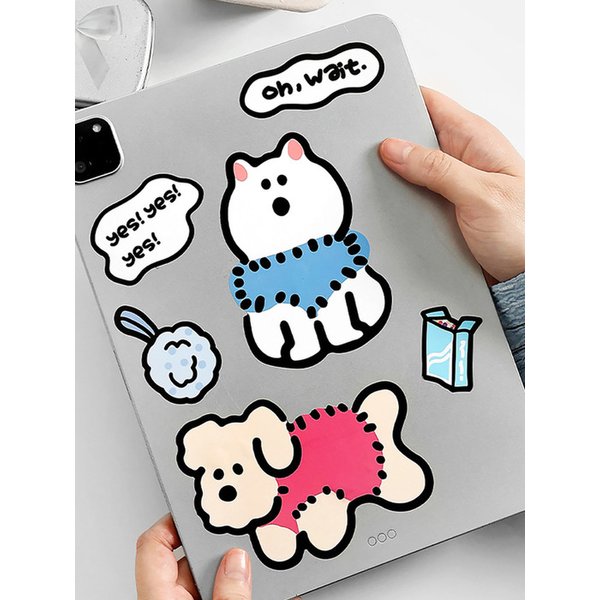 귀여운 데코스티커 빅사이즈 스티커 2개세트 8종류
