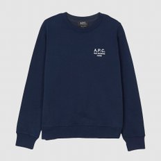 A.P.C. 아페쎄 여성 스카이 로고 맨투맨 네이비 COEZD F27700 IAJ