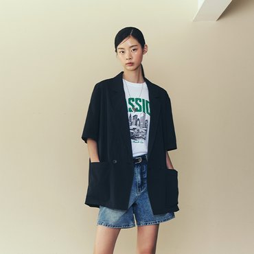 LAP 박시 반팔 자켓 AR2WJ560