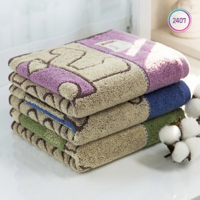 귀여운 곰돌이 울리 선염 세면 타올 130g