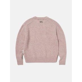 Cozy Hairy Sweater (GREYISH PINK)