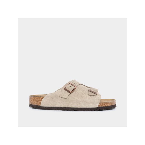 26SS 취리히 스웨이드 레더 타우페 공용 샌들 0050463 TAUPE