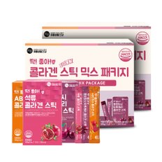 딱좋아 콜라겐 젤리스틱 믹스패키지 20g 2박스 (총 90포)