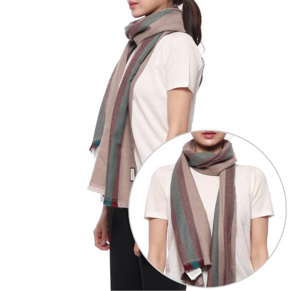 [부산점] [구찌] 23FW 여성 울 머플러 (387574 4G200 9573 W 23F)
