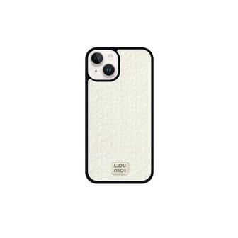 로우모이 Present series : WOOL LOVE / Ivory phone case