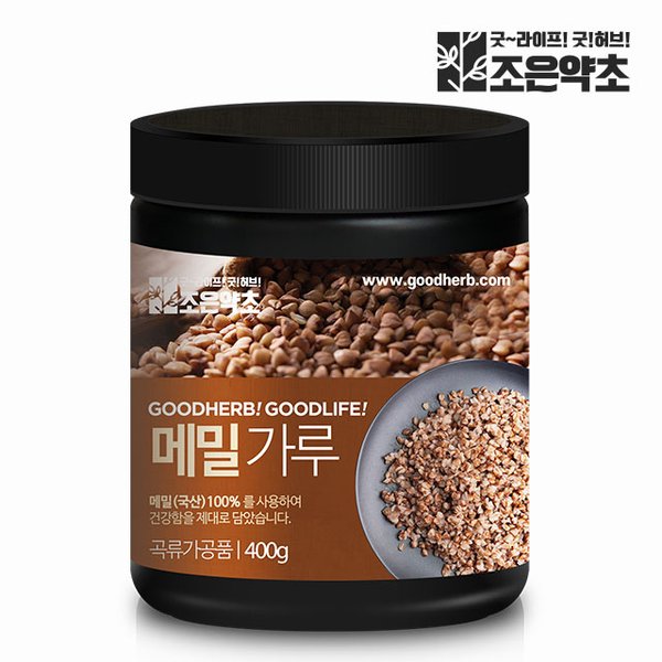 국내산 100% 깐 메밀가루 분말 400g