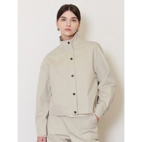 cation cotton blouson_khaki beige