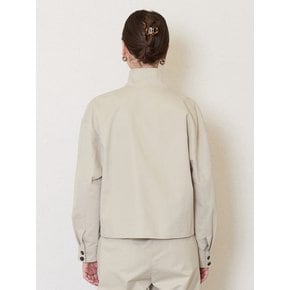 cation cotton blouson_khaki beige