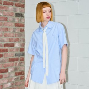 UNISEX 베이직 옥스포드하프셔츠 [SKY BLUE] / SBD2U03003-WOMAN