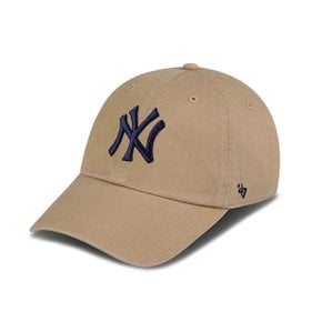 47브랜드 뉴욕 양키스 NY 빅로고 MLB 엠엘비 볼캡 야구 모자 카키 B-RGW17GWSNL-KHB