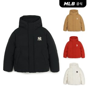 [코리아공식] [MLB] 바시티 후드 숏패딩 (4COLOR)