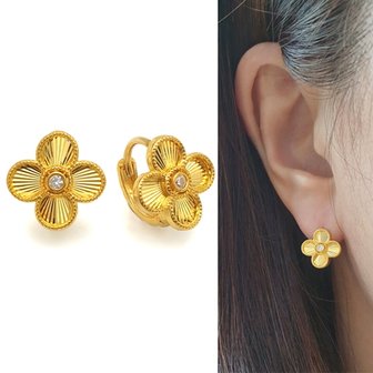 골드리카(Gold Rica) [골드리카]순금 플로리아 원터치 귀걸이 3.75g(99.9)