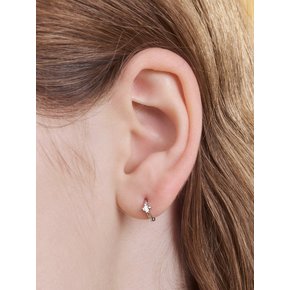 cluster cubic earring