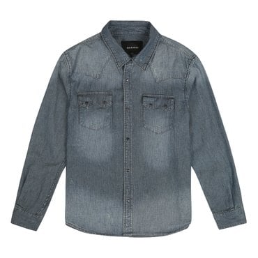 버커루 공용 웨스턴 데님 셔츠(B235DS125P)