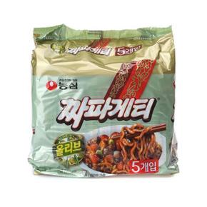 /오피스큐 농심 짜파게티봉지 140g x 5개x8팩 박스