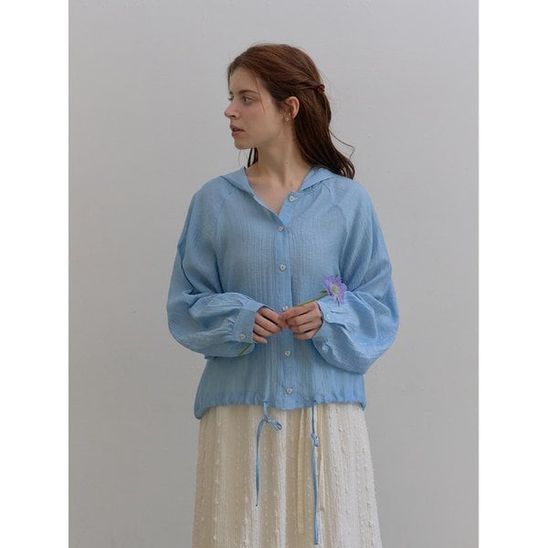 26SS Suncream Hood shirt cardigan 2color