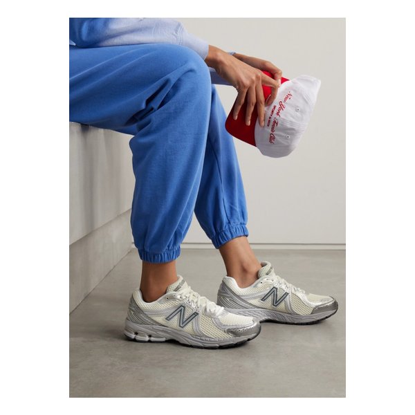 860v2 세레스 고무 가죽 트리밍 메시 스니커즈 그레이 1647597350138495