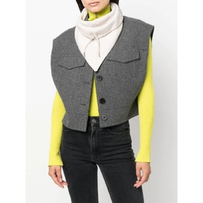 배리 triangular 데님 스카프 머플러 C85838