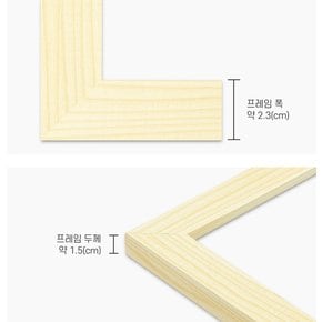 3x5 사진액자 미송 가족웨딩인테리어탁상