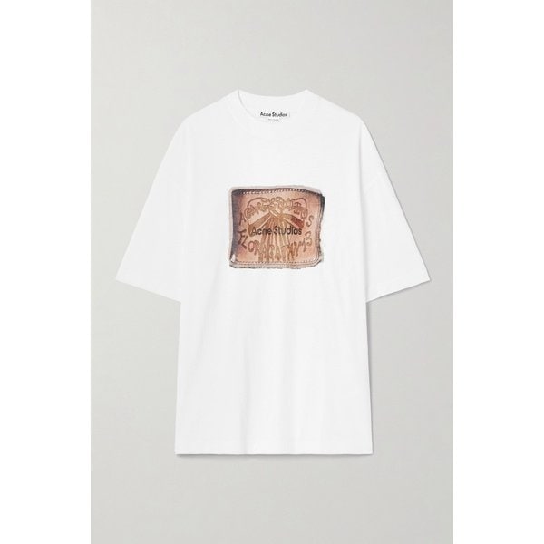 트롱프뢰유 로고 패치 코튼 저지 티셔츠 46376663162871136