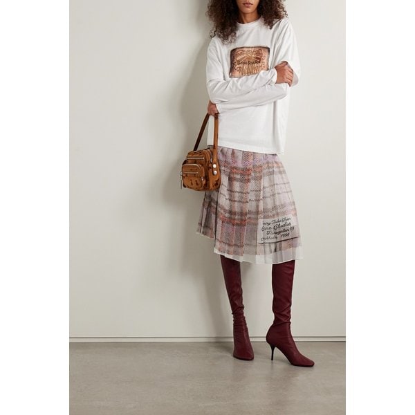 트롱프뢰유 로고 패치 코튼 저지 티셔츠 46376663162871136