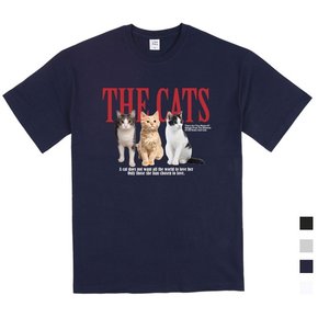 cats 릴렉스핏 남여공용 반팔 20수 4컬러