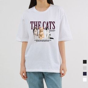 cats 릴렉스핏 남여공용 반팔 20수 4컬러