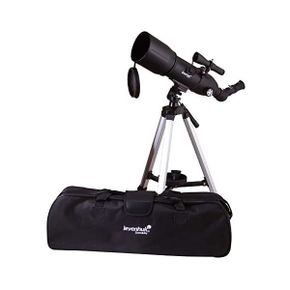 독일 Levenhuk 천체망원경 Skyline Travel 80 Portable Refractor Telescope with Bag Continuou