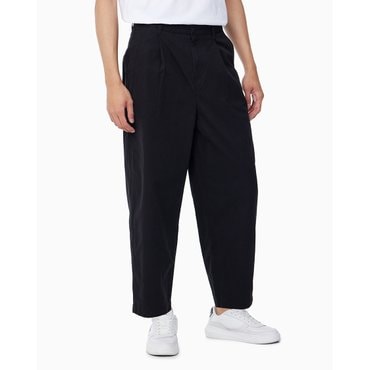 Calvin Klein Jeans 남성 원턱 크롭 코튼 팬츠(J326733)