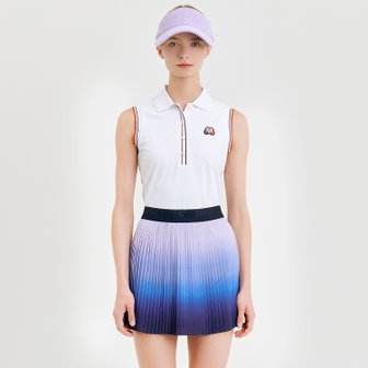 MARTINE GOLF [정상가 198000원]여성 슬리브리스 폴로셔츠 화이트 (QW0DKS21631)